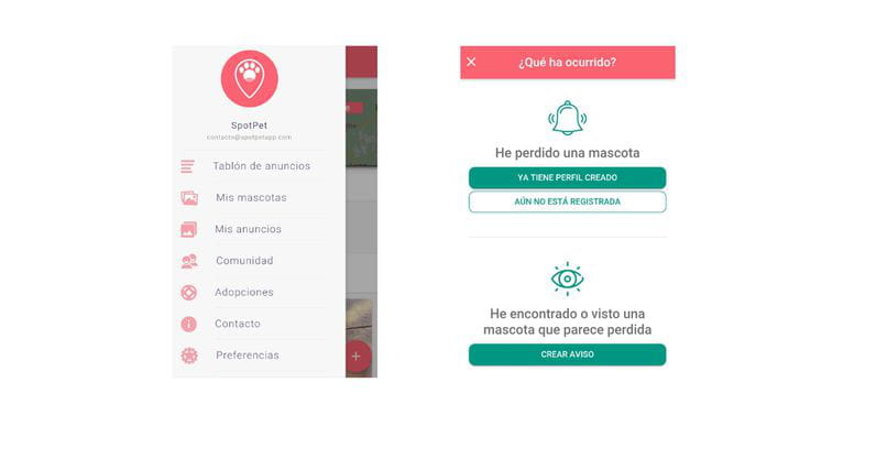 Spotpet, una aplicación colaborativa para ayudar a mascotas perdidas