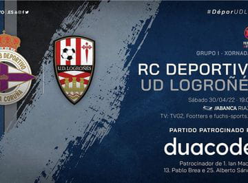 Duacode patrocina la jornada 34 de liga del RC Deportivo
