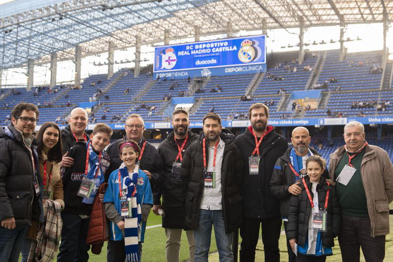 Un Deportivo - Castilla con el sello y patrocinio de duacode