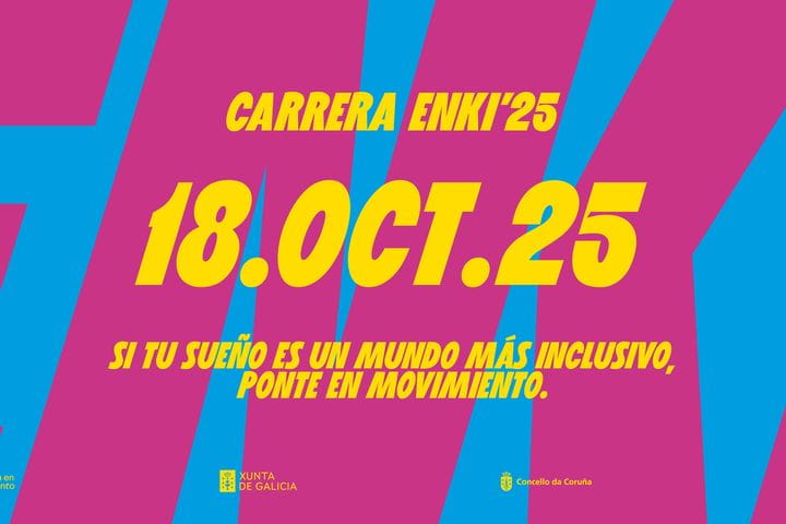 Duacode, un año más junto a ENKI: la carrera de la inclusión te invita a ‘ponerte en movimiento’ en A Coruña